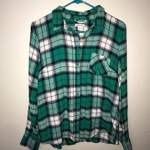Merona Soft Green Flannel